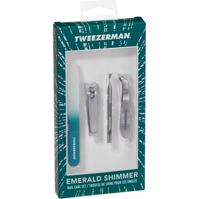 Tweezerman Nail Care Set Emerald Shimmer sada na manikúru
