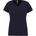 Kariban v-neck k3015 / Дамска еластична тениска с къс ръкав - тъмносиня s (20301500301)