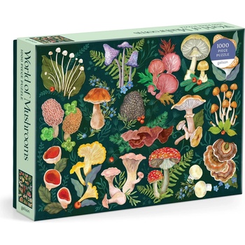 Galison - Puzzle World of Mushrooms - 1 000 piese