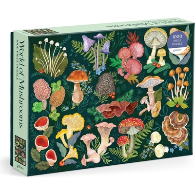 Galison - Puzzle World of Mushrooms - 1 000 piese