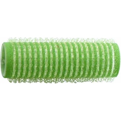 Natáčky na vlasy Duko Velcro pr.18 mm, 6 ks - samodržiace, zelené (15/8)
