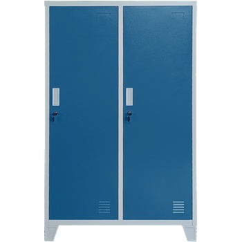 МЕТАЛЕН ШКАФ cr-1604-2 jz - СИВ/СИН