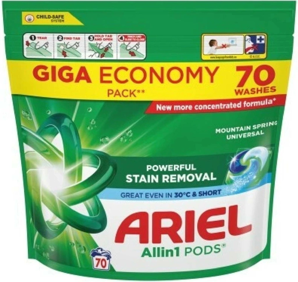 Ariel ALLin1 Pods Universali+ 1 X 33 Lavaggi 20 Ariel ALLin1 Pods Universali+ 1 X 33 Lavaggi 20