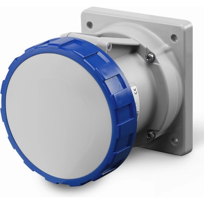 SCAME Промишлен контакт 2P+Е 125A IP67/69 ПРАВ серия Optima панелен монтаж 114х114мм - 428.12563 (428.12563)