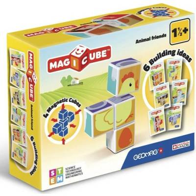 Geomag Magicube Animal Friends 4
