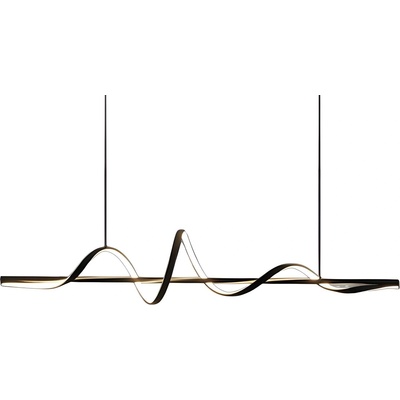 POLARIS Дизайнерски висящ LED полилей Swish | Спираловиден | 22W | 3000K | Цена 151, 20€ (295, 72 лв) (7203P)
