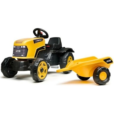 Falk Šliapací traktor JCB s vlečkou