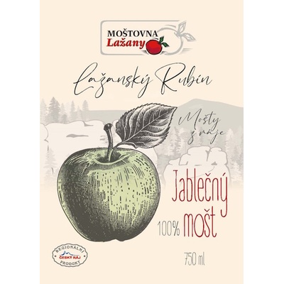 Moštovna Lažany Lažanský mošt jablko 750 ml