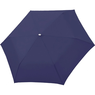 Knirps AS.050 slim small Manual dámsky skladací plochý dáždnik modrá