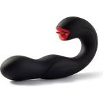 HoneyPlayBox Remote Control Rotating Head G-spot Vibrator & Clit Licker Black