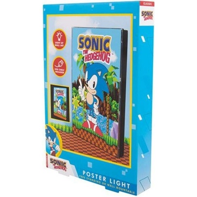 Fizz Creation Svítící plakát na zeď z filmu Sonic