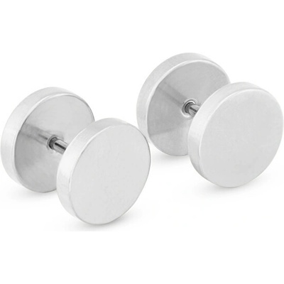 Troli minimalistické oceľové náušnice KS-148