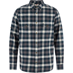 Fjällräven Мъжка риза с копчета Fjällräven Skog Relaxed Shirt - Dark Navy / Chalk White - размер XXL (033-3365-0116)