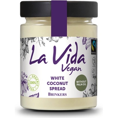 La Vida Vegan Pomazánka bílý kokos BIO 270 g