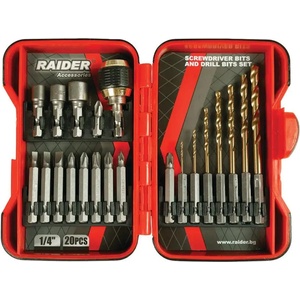 Raider КОМПЛЕКТ НАКРАЙНИЦИ И СВРЕДЛА 20БРraider (3800123169625)