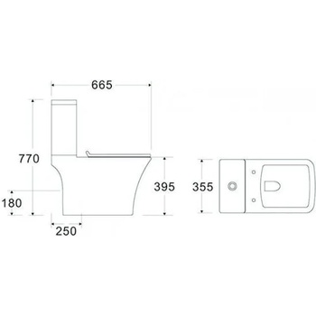 Image 1 of Inter Ceramic ICC 7837P RIMLESS/ 7837P UF