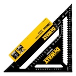 DeWalt Линеал, покривен, правоъгълен триъгълник, 30cm