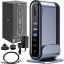 Baseus Working Station Three-Screen Multifunctional Type-C HUB Adapter CAHUB-DG0G