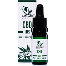 CANNABIOpharm CBD konopný olej 10% FULL SPECTRUM 10 ml