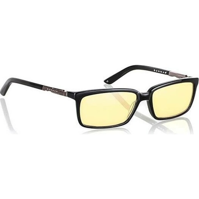 GUNNAR kancelářske brýle HAUS ONYX jantárová skla BLF 65 GUNNAR focus HAU-00101