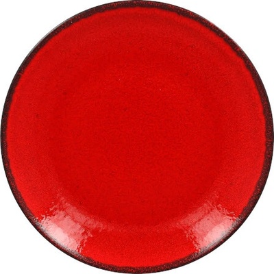 RAK Fire tanier plytký coupe pr. 18 cm, červený RAK-FRNNPR18RD