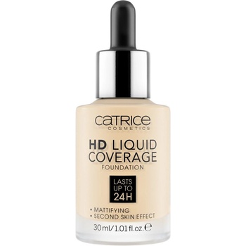 Catrice CA HD LIQUID COVERAGE MAKE-UP 30 ML/ 002 PORCELAIN BEIGE make-up 002 Porcelain Beige