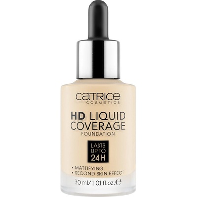 Catrice CA HD LIQUID COVERAGE MAKE-UP 30 ML/ 002 PORCELAIN BEIGE make-up 002 Porcelain Beige
