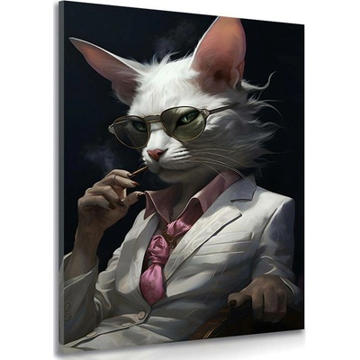 Obraz zvířecí gangster kočka - 30x40