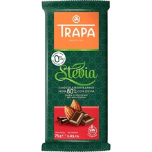 Trapa Čokoláda horká 80% so steviou 75 g