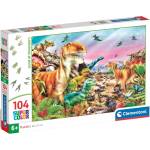 Clementoni Детски пъзел Clementoni от 104 части - Земята на динозаврите (вариант 2) (25768) - ozone
