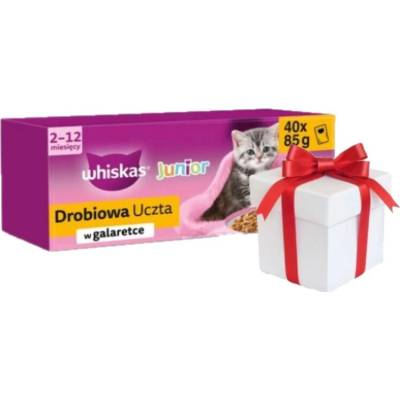 WHISKAS Junior Poultry Feast in Jelly 40 x 85 g