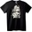 NOONEBRAND Тениска аниме Senpai с флорален дизайн - 2XL, White