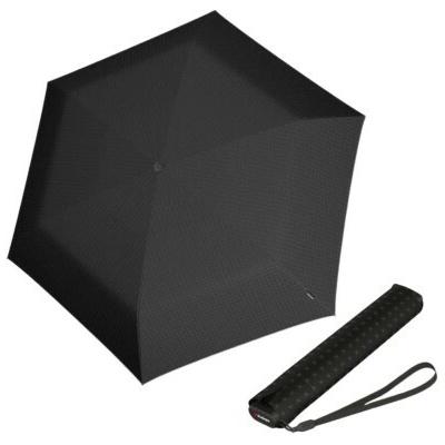 Knirps US.050 ultra light slim manual Mat Cross lehký dámský skládací plochý deštník