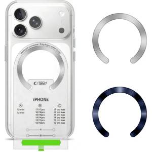 Tech-Protect mmp-210 МАГНИТЕН magsafe ПРОТЕЗЕН ПРЪСТЕН 2-БРОЯ ТЪМНО СИН & СРЕБЪРЕН