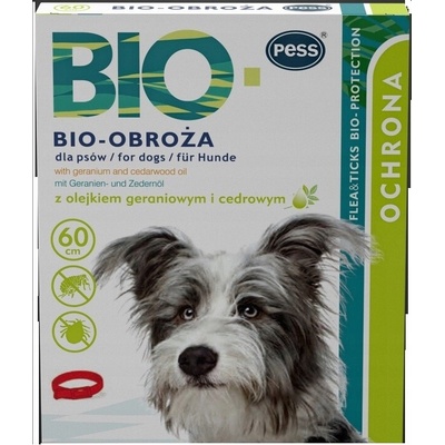 Pess Bio ošetrujúci a ochranný obojok s olejmi pre psov 60 cm