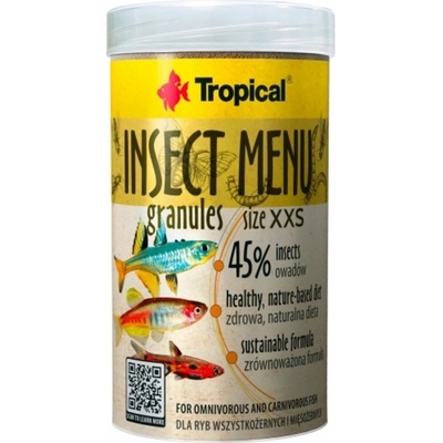 Tropical Insect Menu Granules XXS 250 ml, 160 g