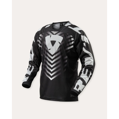 REVIT motocyklový ROUGH čierna/biela farba