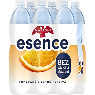 Mattoni Esence perlivá pomeranč 6 x 1,5 l