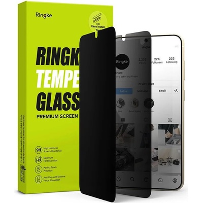 Ringke Privacy Tempered Glass - калено стъклено защитно покритие с определен ъгъл на виждане за дисплея за Samsung Galaxy S23