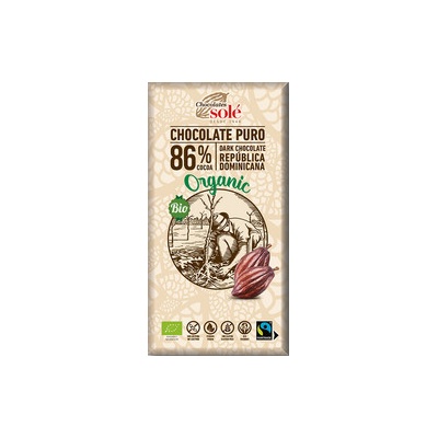 SOLÉ Bio hořká 86% 100 g