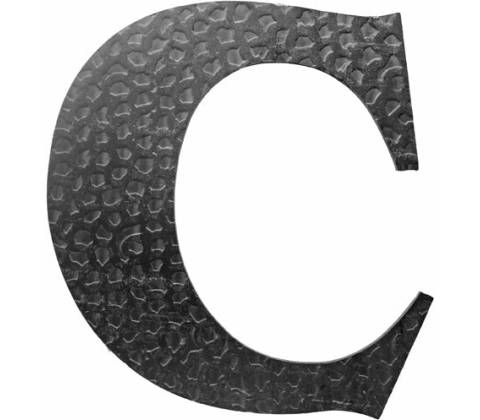 Písmeno kované "C" h170mm