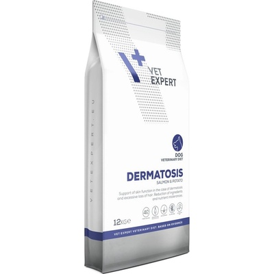 VetExpert Veterinary Diet 4T Dermatosis Dog Salmon Potato 12 kg