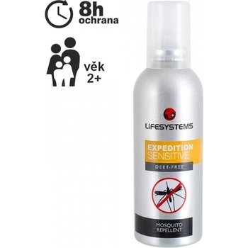 Lifesystems репелент против комари и кърлежи Expedition Sensitive Spray 100 ml (TO.34332)