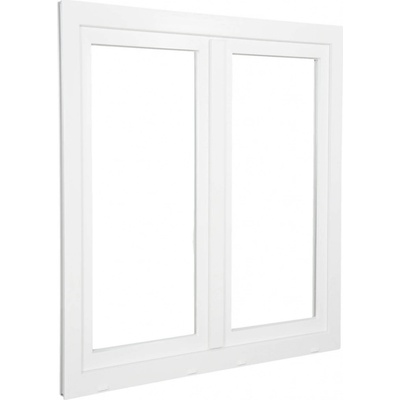 Aluplast Plastové okno dvoukřídlé bílé 1000 x 1200 mm Levé, Dvojsklo Ug= 1,1