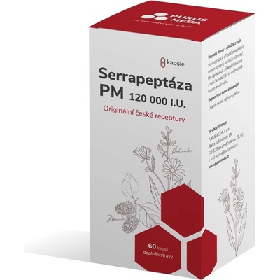 Purus Meda Serrapeptáza PM 120 000 I.U. 60 kapslí