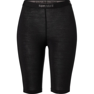 super. natural Дамски 3/4 термо клин super. natural Women's Tundra 175 Short Tight Leggings - Jet Black - размер XL (111-1316-0215)