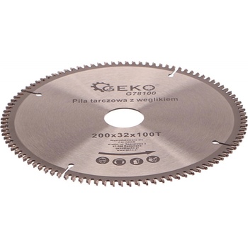 GEKO Kotouč řezný na hliník + redukce, 200x32 mm 100T, G78100