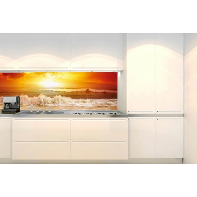 DIMEX KI-180-204 Fototapeta do kuchyne Vlny v západe slnka, rozmery 180 x 60 cm