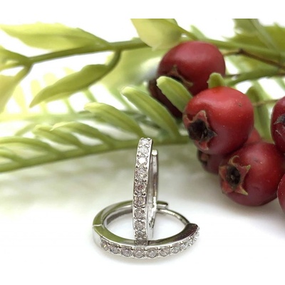 Jan Kos jewellery stříbrné náušnice kruhy 12122451