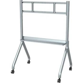 Image 1 of Hisense Стойка, Hisense Mobile cart 65"- 86"; Max Load 80kg, Height adjustable with 3 levels, Silver gray (bracket) + Black (Hanging plate & (WH3309-LK)
